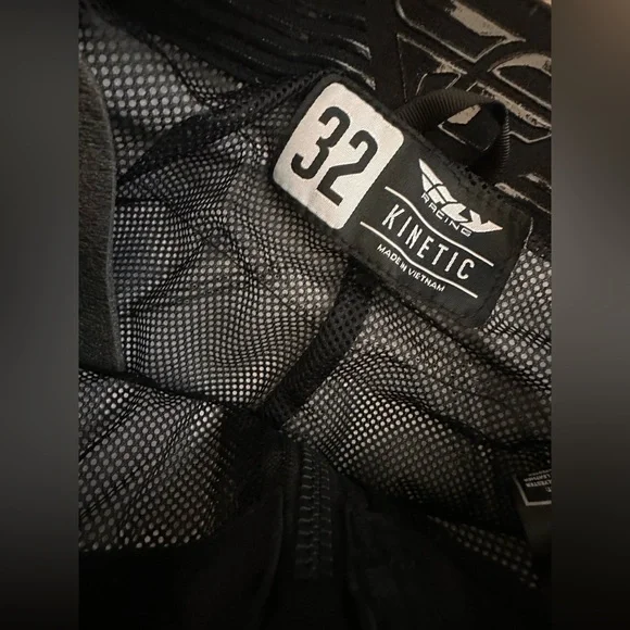 Fly Racing Black and Teal Pants - Picture 3 of 7